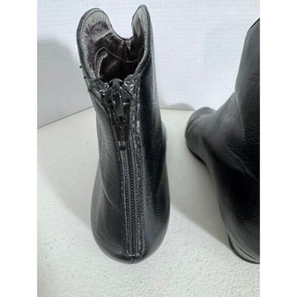 "LUMIANI" RARE Vintage Leather Ankle Boots Witchy Prairie Western Gunne Sax - Picture 6 of 16